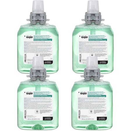 Gojo Body Wash/Shampoo, Foam, f/FMX-12, 1250ml, , Green, PK 4 GOJ516304CT